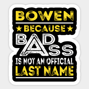 BOWEN Sticker